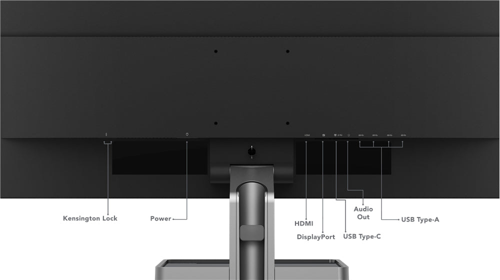 Lenovo L32P-30 – Monitor, 31,5", 3840 × 2160 (UHD 4K), IPS, 60 Hz, 350 cd/m², USB-C, VESA 100 × 100, Schwarz