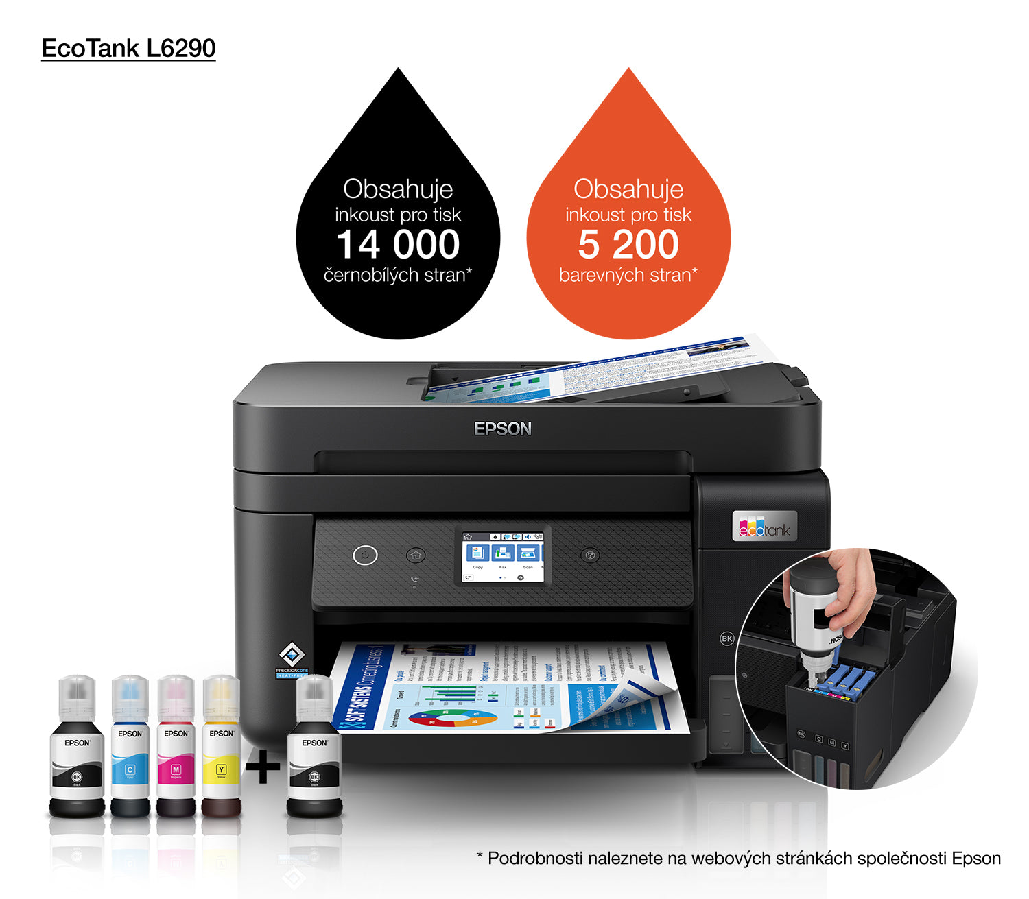 Epson EcoTank L6290 – A4, 4800 × 1200 dpi