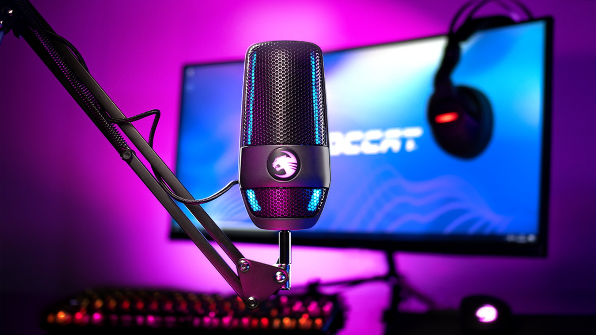 ROCCAT Torch ROC14912 – Mikrofon, USB, umschaltbare Richtcharakteristik, Kondensator, Gaming