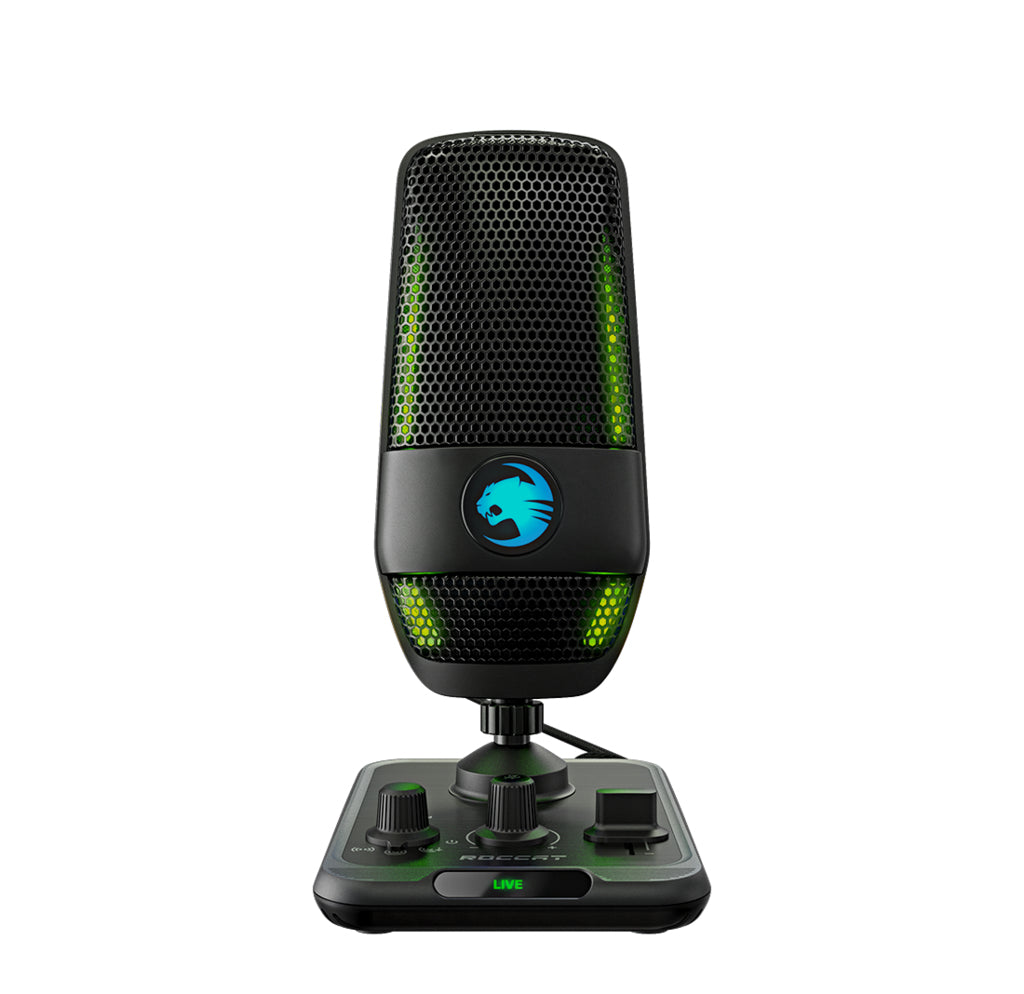 ROCCAT Torch ROC14912 – Mikrofon, USB, umschaltbare Richtcharakteristik, Kondensator, Gaming