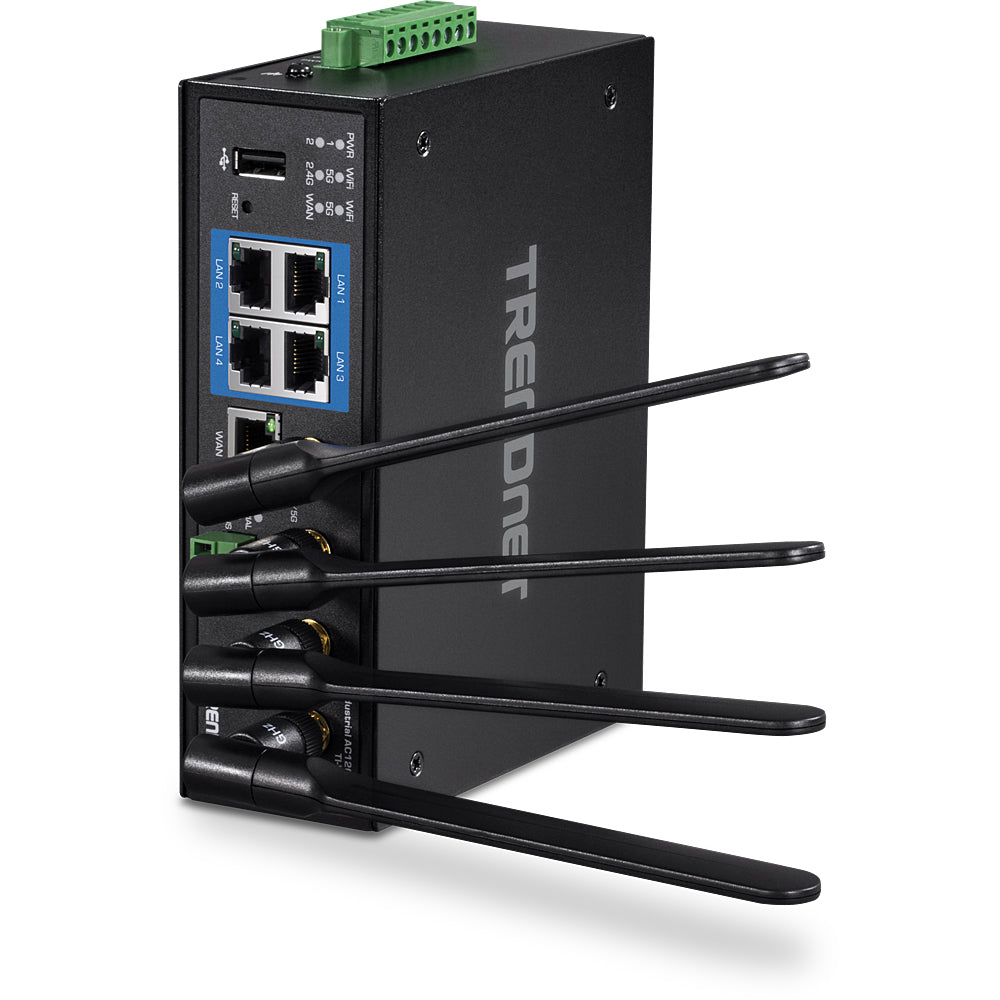 TRENDnet TI-W100 – WLAN-Router – Wi-Fi 5 Dual-Band (2,4/5 GHz), 1,2 Gbit/s