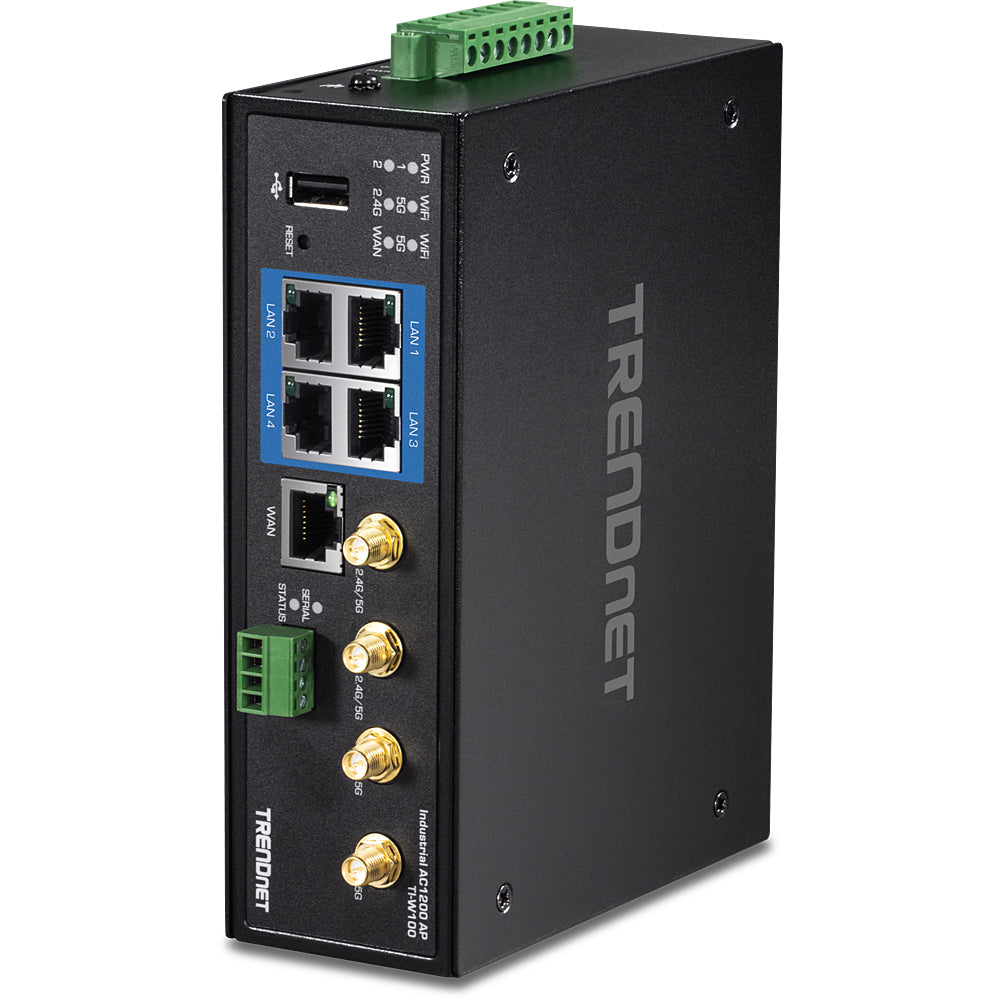 TRENDnet TI-W100 – WLAN-Router – Wi-Fi 5 Dual-Band (2,4/5 GHz), 1,2 Gbit/s