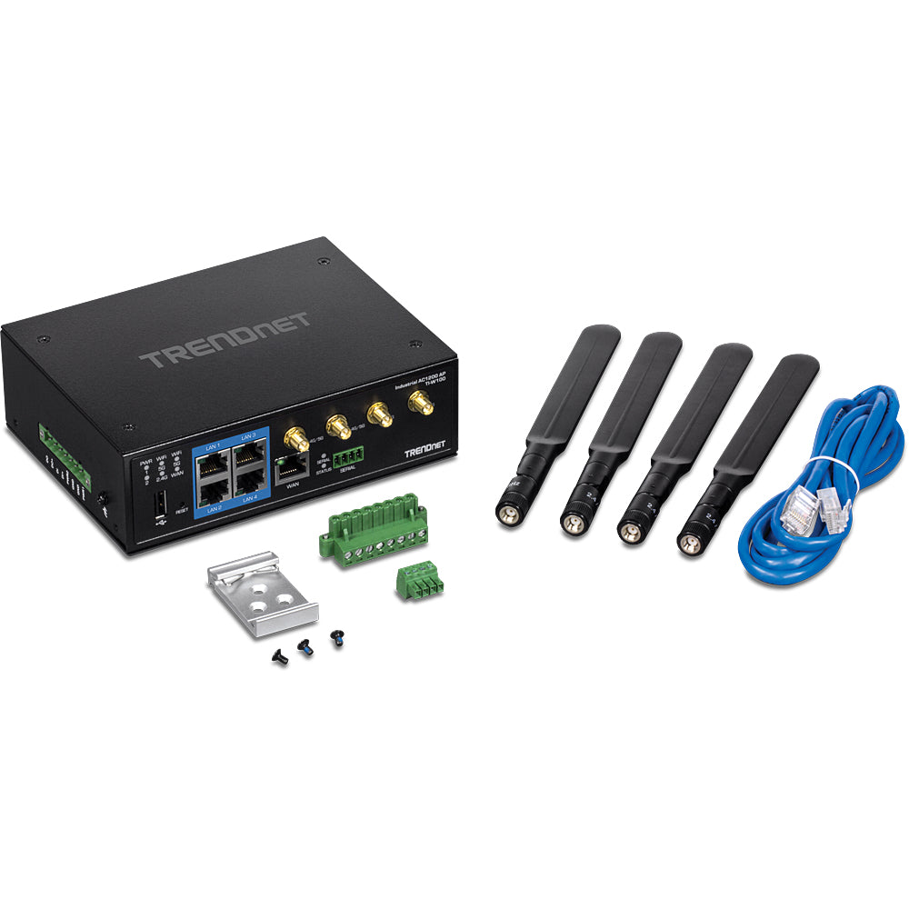 TRENDnet TI-W100 – WLAN-Router – Wi-Fi 5 Dual-Band (2,4/5 GHz), 1,2 Gbit/s