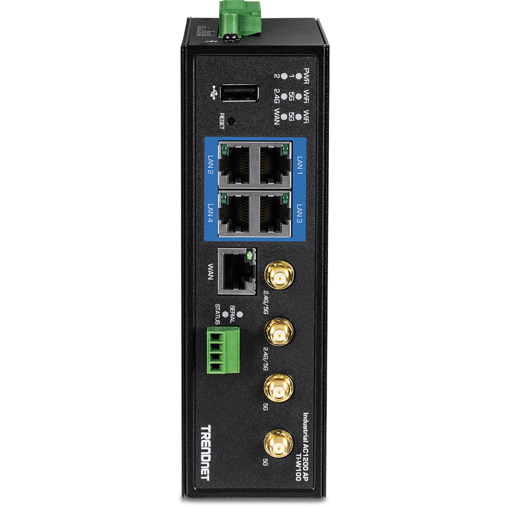 TRENDnet TI-W100 – WLAN-Router – Wi-Fi 5 Dual-Band (2,4/5 GHz), 1,2 Gbit/s