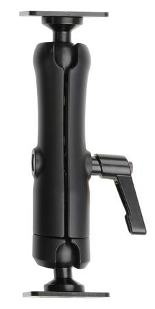 Brodit Sockelhalterung Schwerlast – Tisch-/Innenbereich-Ständer – VESA 42×50 mm, Höhe 180 mm, Schwarz