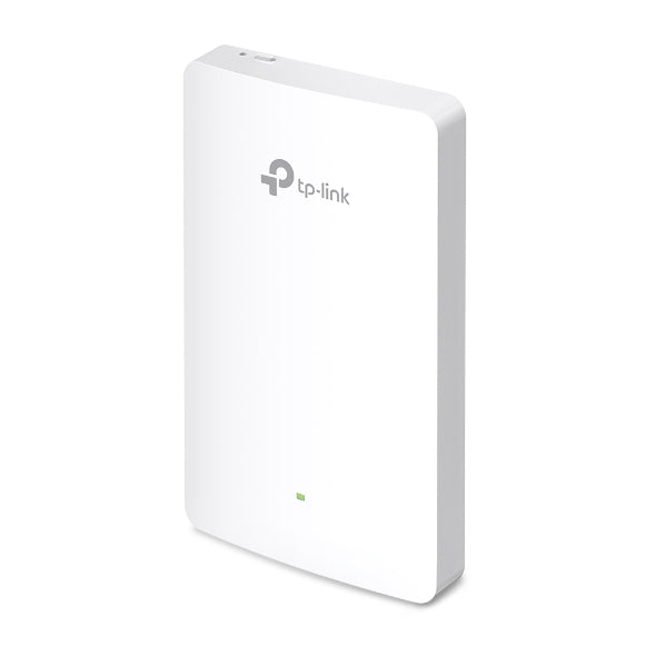 TP-Link EAP615-Wall – Access Point – Wi-Fi 6 (2,4/5 GHz), 1,8 Gbit/s, GbE, PoE+, Wandmontiert