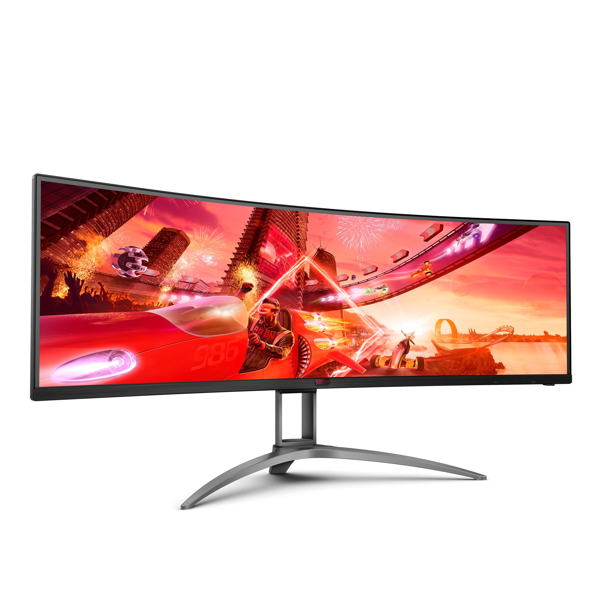 AOC AG493QCX – 48,8" Gebogener 1800R, 3840 × 1080, VA, 144 Hz, DisplayHDR 400