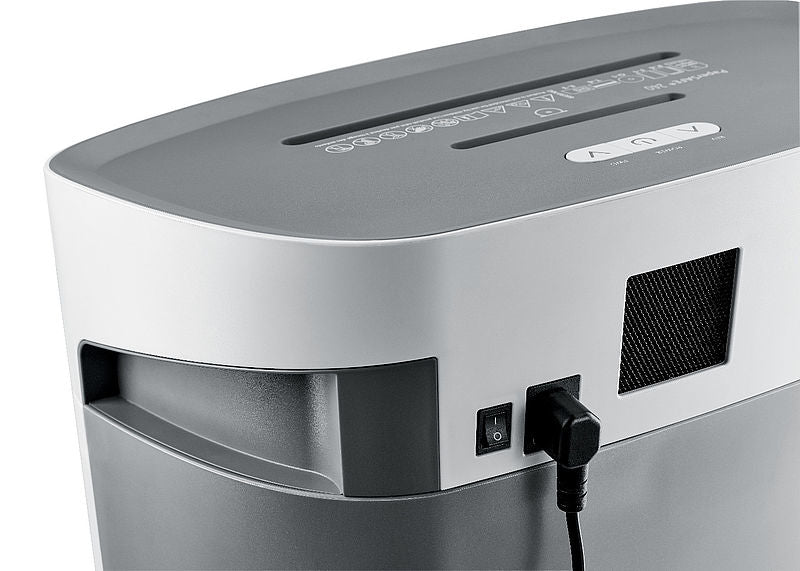 Dahle PS 240 – Aktenvernichter, Partikelschnitt, Schwarz/Grau