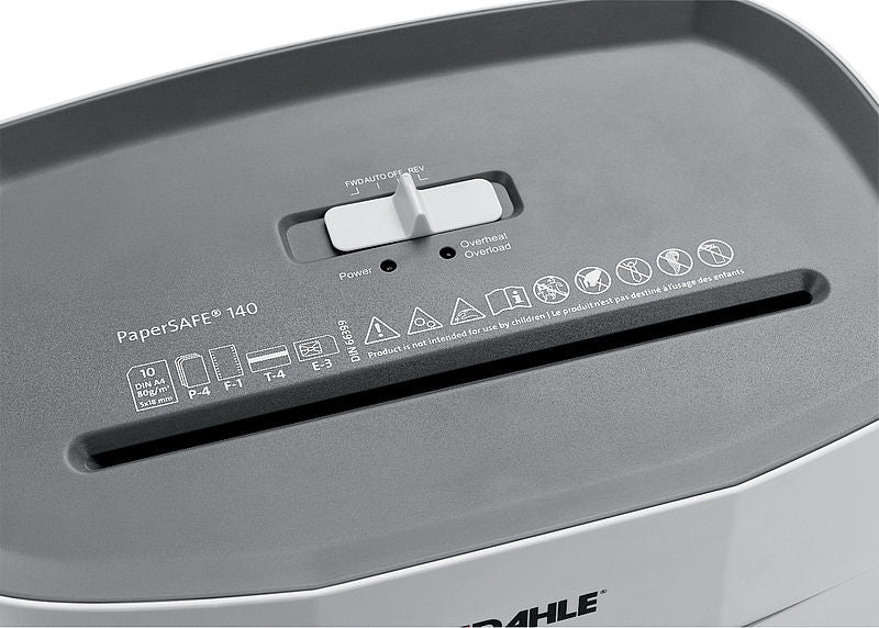 Dahle PS 140 – Aktenvernichter, Partikelschnitt, 65 dB