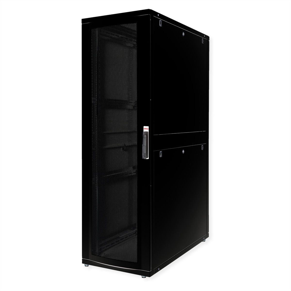 ROLINE Pro – 19" Netzwerkschrank 42U, IP20, abschliessbar, 600 × 1200 × 1970 mm, schwarz, Stahl