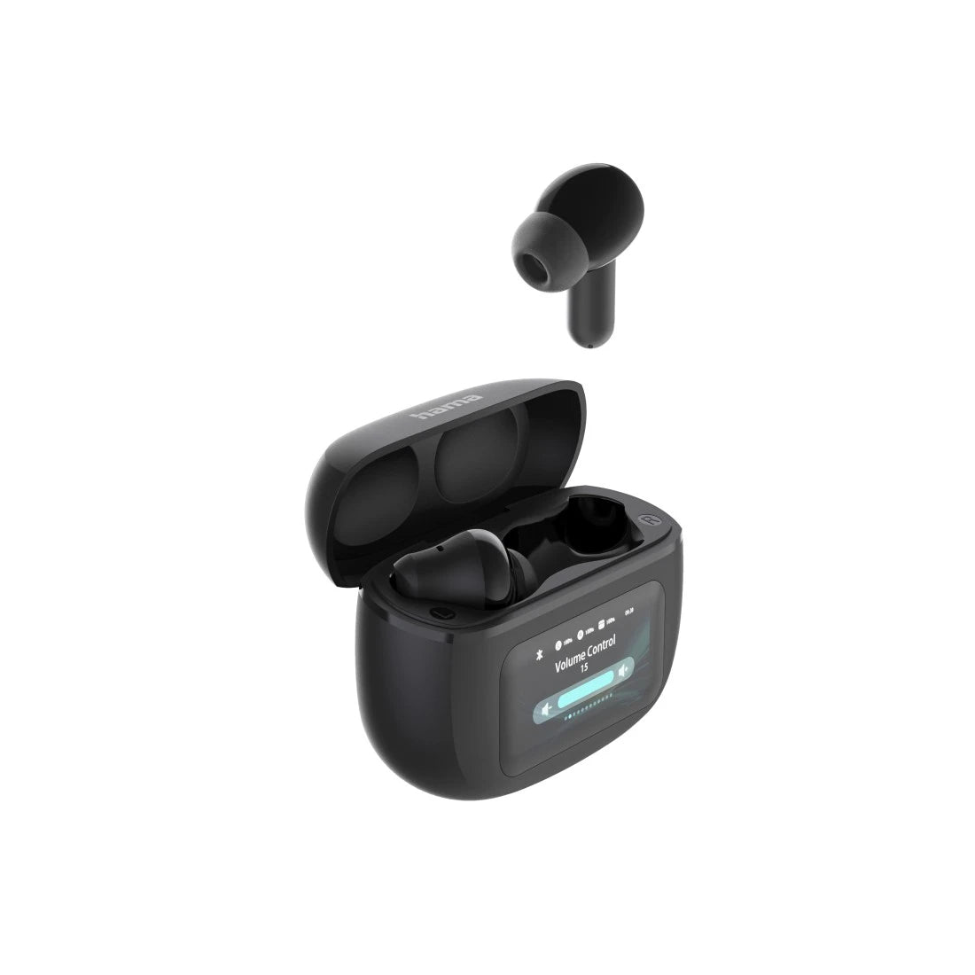 Hama Spirit Touch TWS In-Ear – Stereo, TWS, ANC, mit Ladecase, Schwarz, BT 5.4