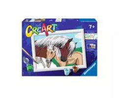 Ravensburger Malen nach Zahlen-Set Mutter und Fohlen – ab 7 Jahren – 180 × 130 mm