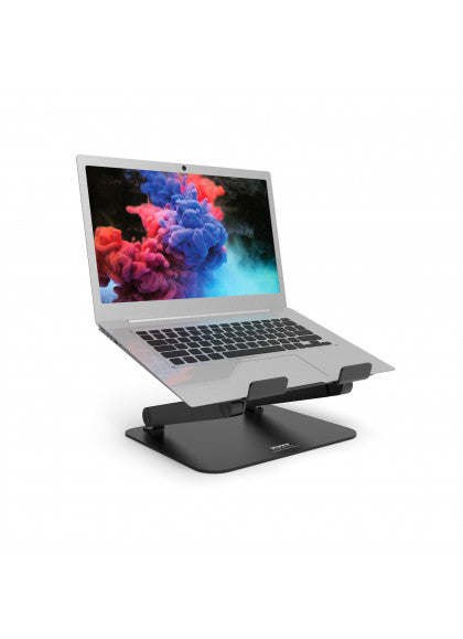 Port Designs Laptop-Ständer – bis 15,6", höhenverstellbar, neigbar 0–90° – Schwarz