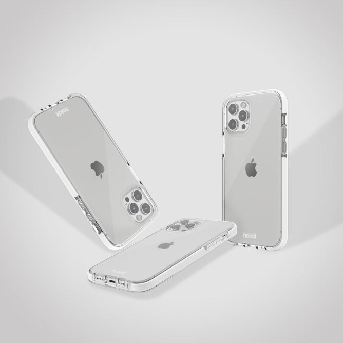 HoldIt Backcover – für Apple iPhone 13 Pro Max, TPU, Weiss, kratzresistent