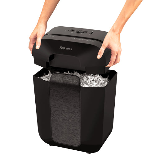 Fellowes Powershred LX50 – Aktenvernichter, DIN P-4, Partikelschnitt 4 × 37 mm, 9 Blatt, 17 l