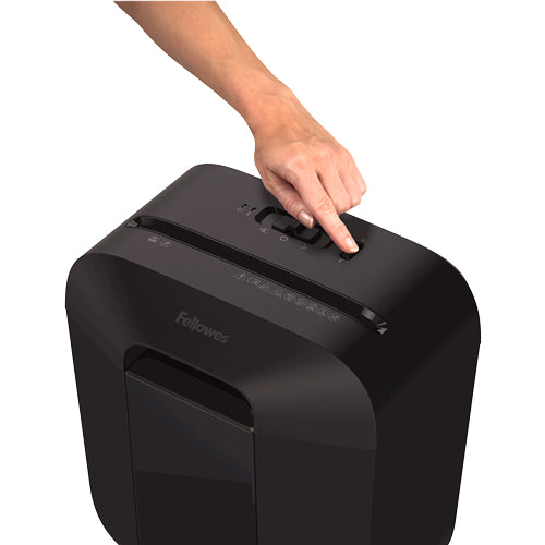 Fellowes Powershred LX25M – Aktenvernichter, DIN P-4, Partikelschnitt 4 × 12 mm, 6 Blatt, 11,5 l