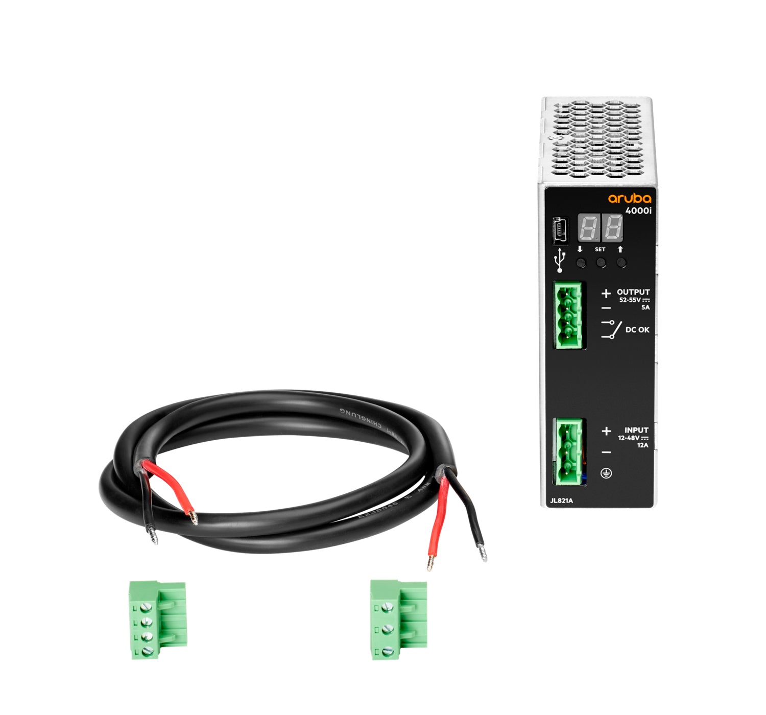 HPE JL821A Netzteil 240 W – DC 54 V – für Aruba Networking CX 4100i