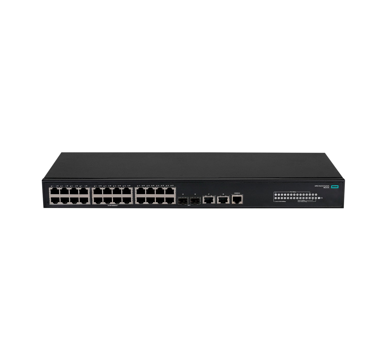 HPE 5140 24G 2SFP+2XGT EI S – Managed Switch – 24×GbE, 2×SFP+, L3, 1U