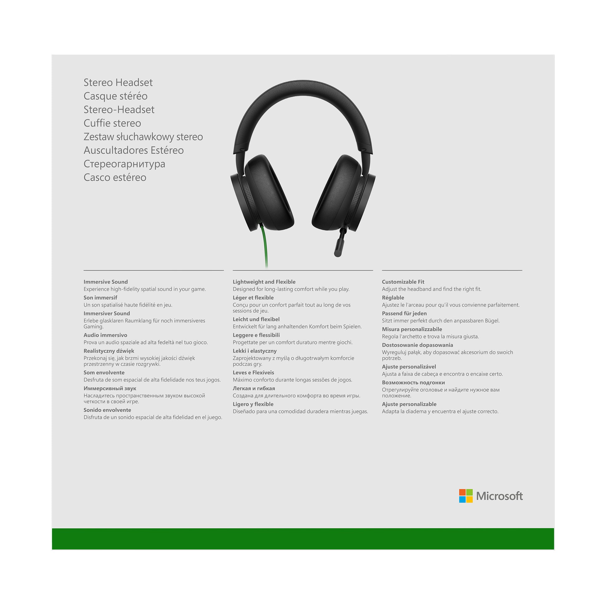 Microsoft Xbox Stereo Headset – Gaming-Headset – für Xbox
