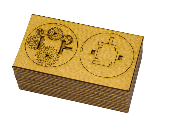 iDventure Kryptos - Cryptex – Knobelbox, 1–2 Spieler, ab 14 Jahren, 20 Min., DE