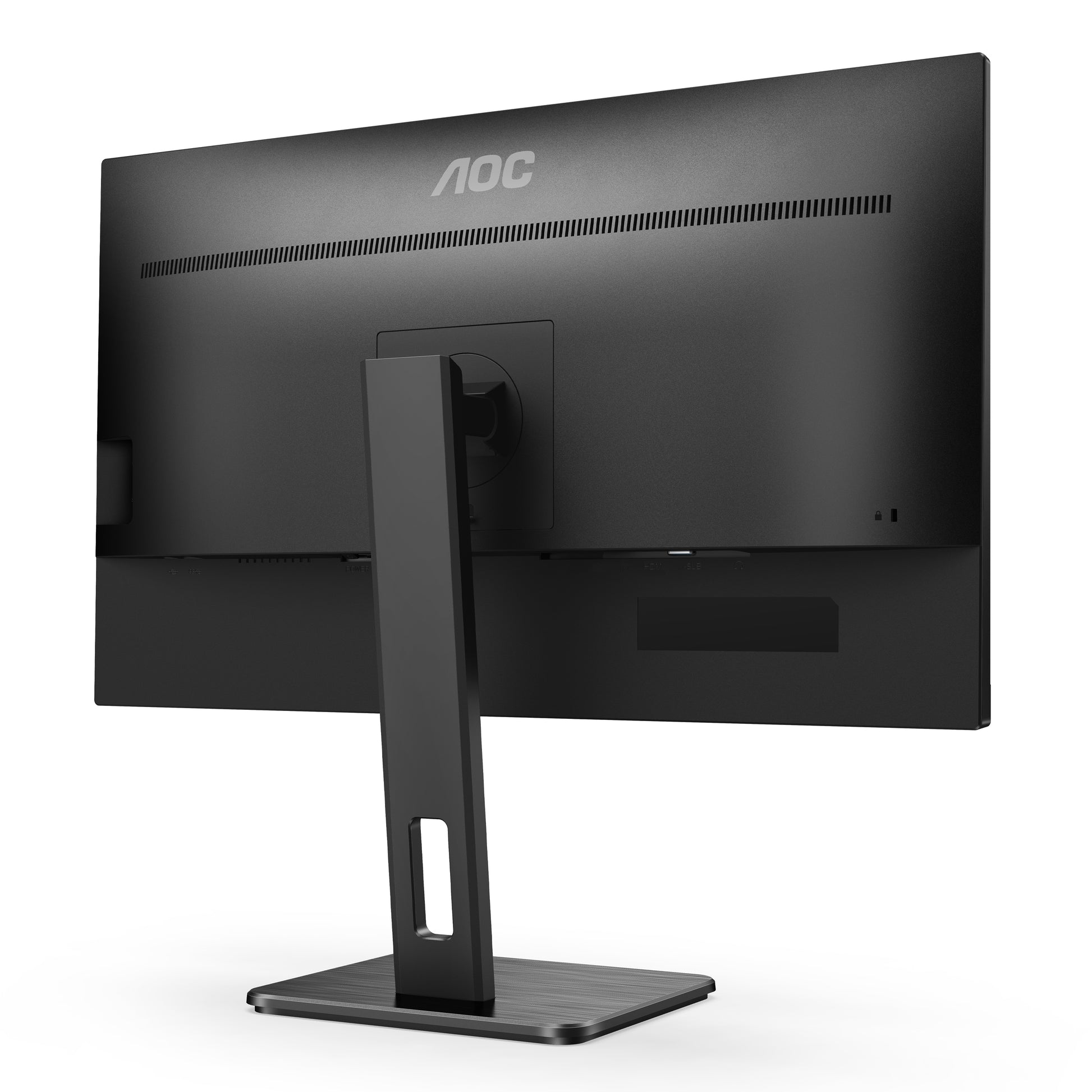 AOC U27P2 – Monitor, 27", 3840 × 2160 (UHD 4K), IPS, 60 Hz, 350 cd/m², VESA 100 × 100, Schwarz
