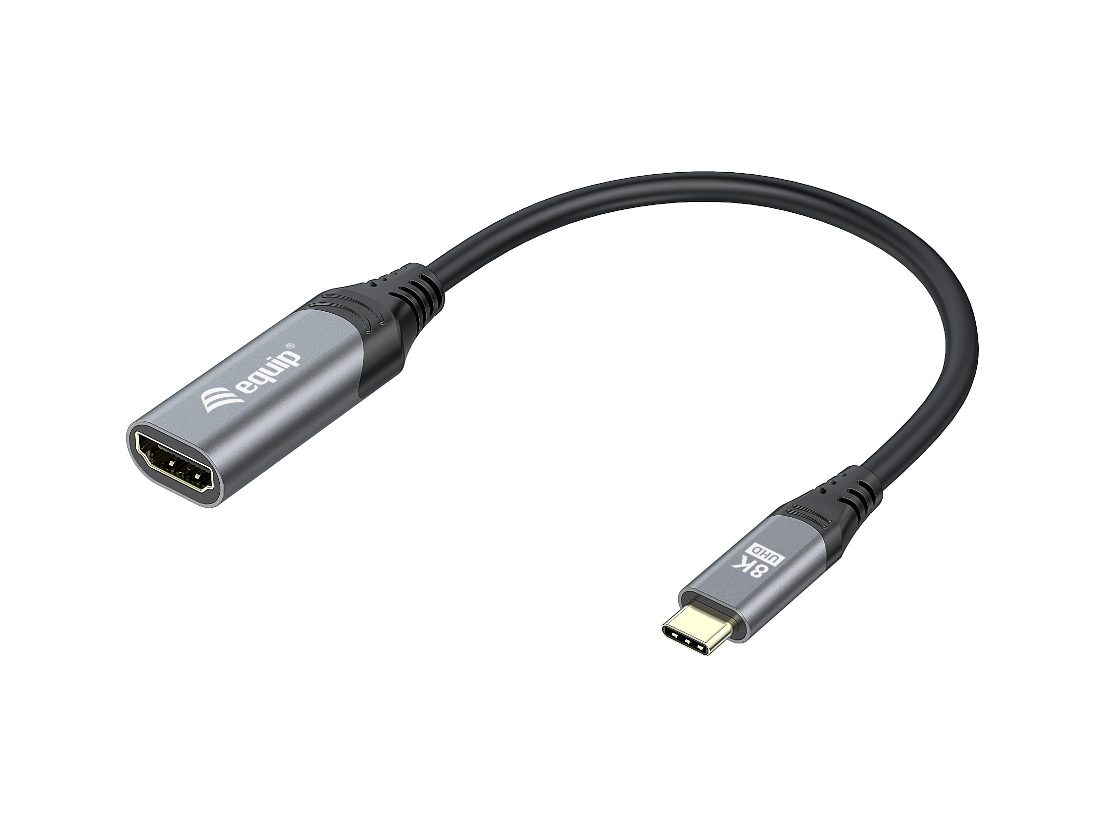 Equip USB-C-auf-HDMI-Adapter – 8K (7680 × 4320) @ 30 Hz, 0,15 m, HDMI 2.1