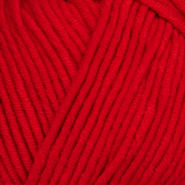 lalana Comfort Wolle Rot – 100 g, 160 m, Nadel 4 mm, 55% Baumwolle/45% Polyacryl, 1 Stk.
