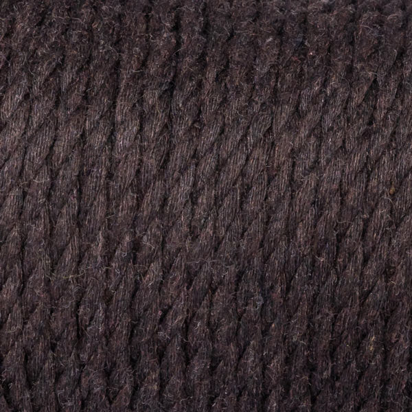 lalana Makramee-Kordel Dunkelbraun – Ø 3 mm, 330 g, 90 m, 80% Baumwolle/20% andere Fasern