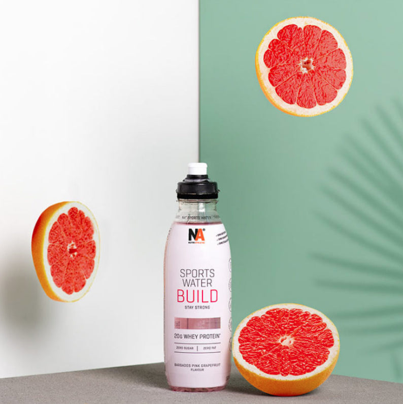 NutriAthletic – Sportgetränk Build, Grapefruit – 12 × 5 dl