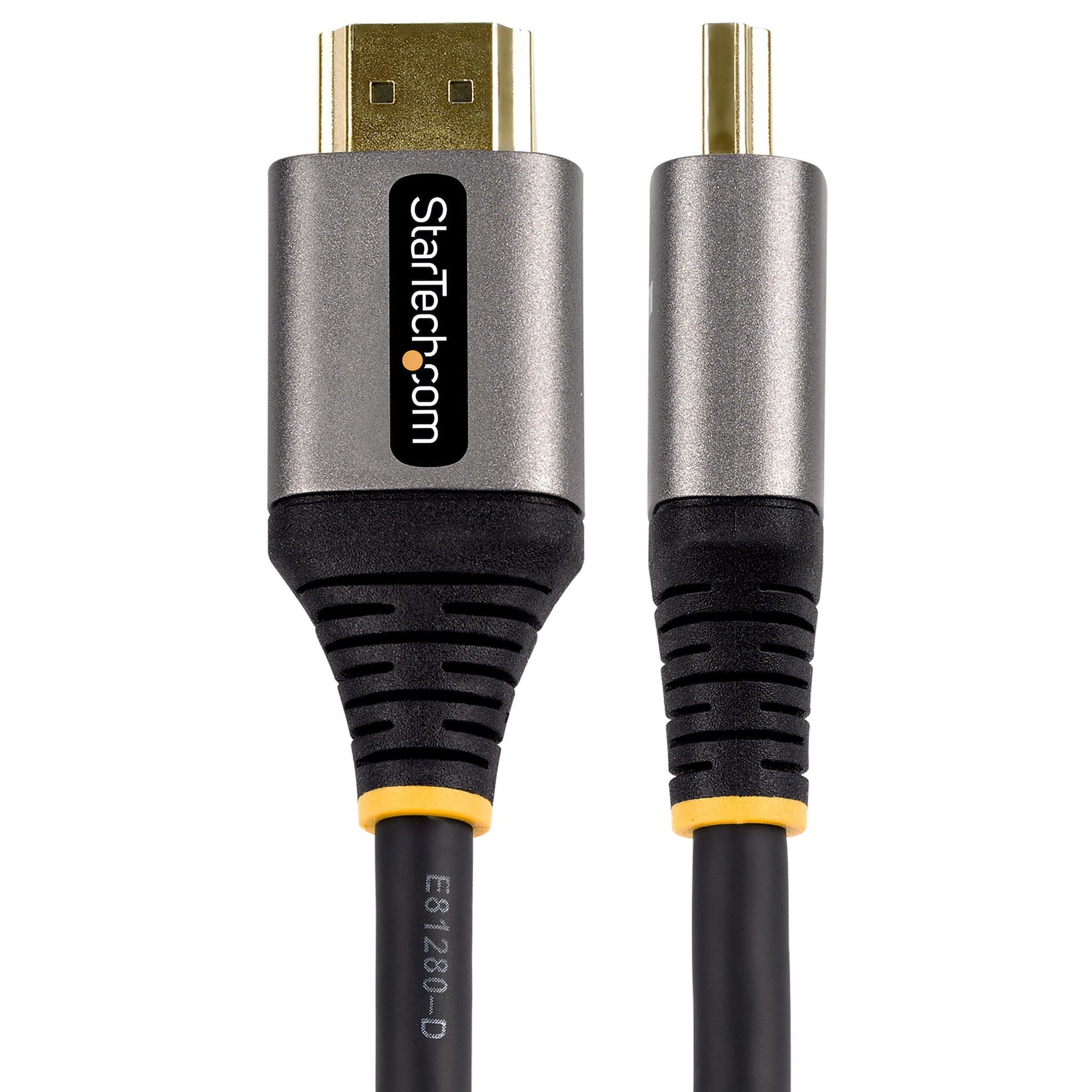 StarTech.com HDMI Kabel HDMI 2.1 8K 60 Hz – 3 m – HDR, ARC – Schwarz/Grau – für Monitor, TV