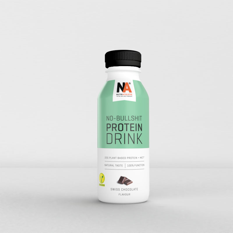 NutriAthletic Sojadrink UHT, Schokolade, gesüsst, 0,7% Fett – 0,33 l, 12 × 0,33 l