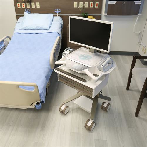 Ergotron CareFit Pro IT-/Medizin-Fahrwagen – elektrisch höhenverstellbar