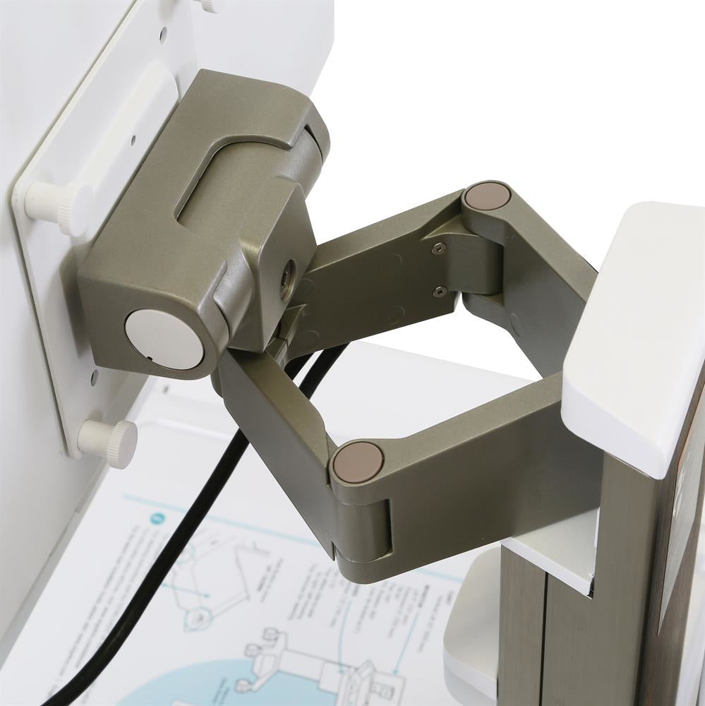 Ergotron CareFit Pro IT-/Medizin-Fahrwagen – elektrisch höhenverstellbar
