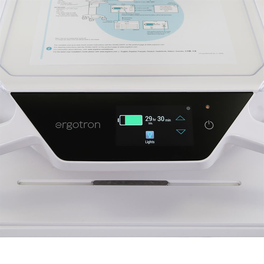 Ergotron CareFit Pro IT-/Medizin-Fahrwagen – elektrisch höhenverstellbar