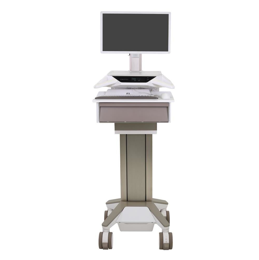 Ergotron CareFit Pro IT-/Medizin-Fahrwagen – elektrisch höhenverstellbar