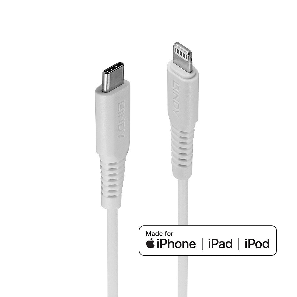 Lindy Kabel – USB‑C auf Lightning 3 m, Weiss