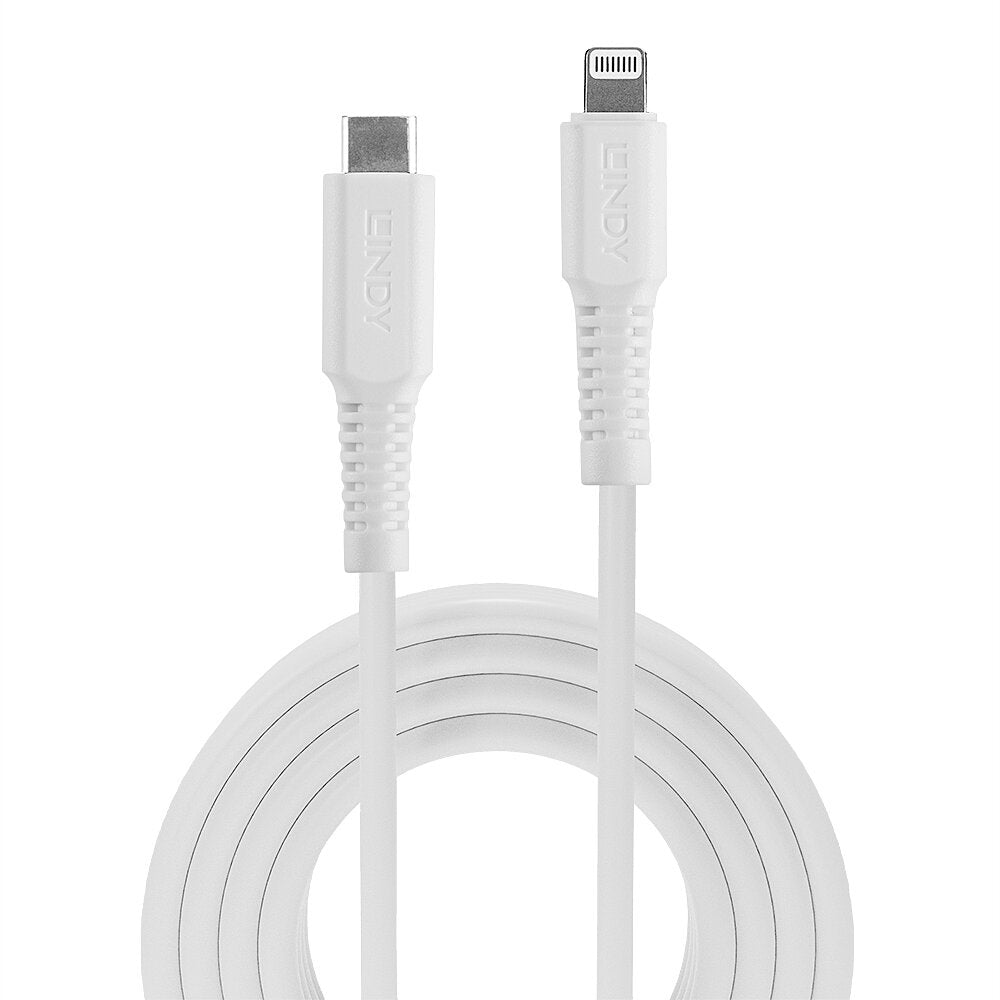 Lindy Kabel – USB‑C auf Lightning 3 m, Weiss