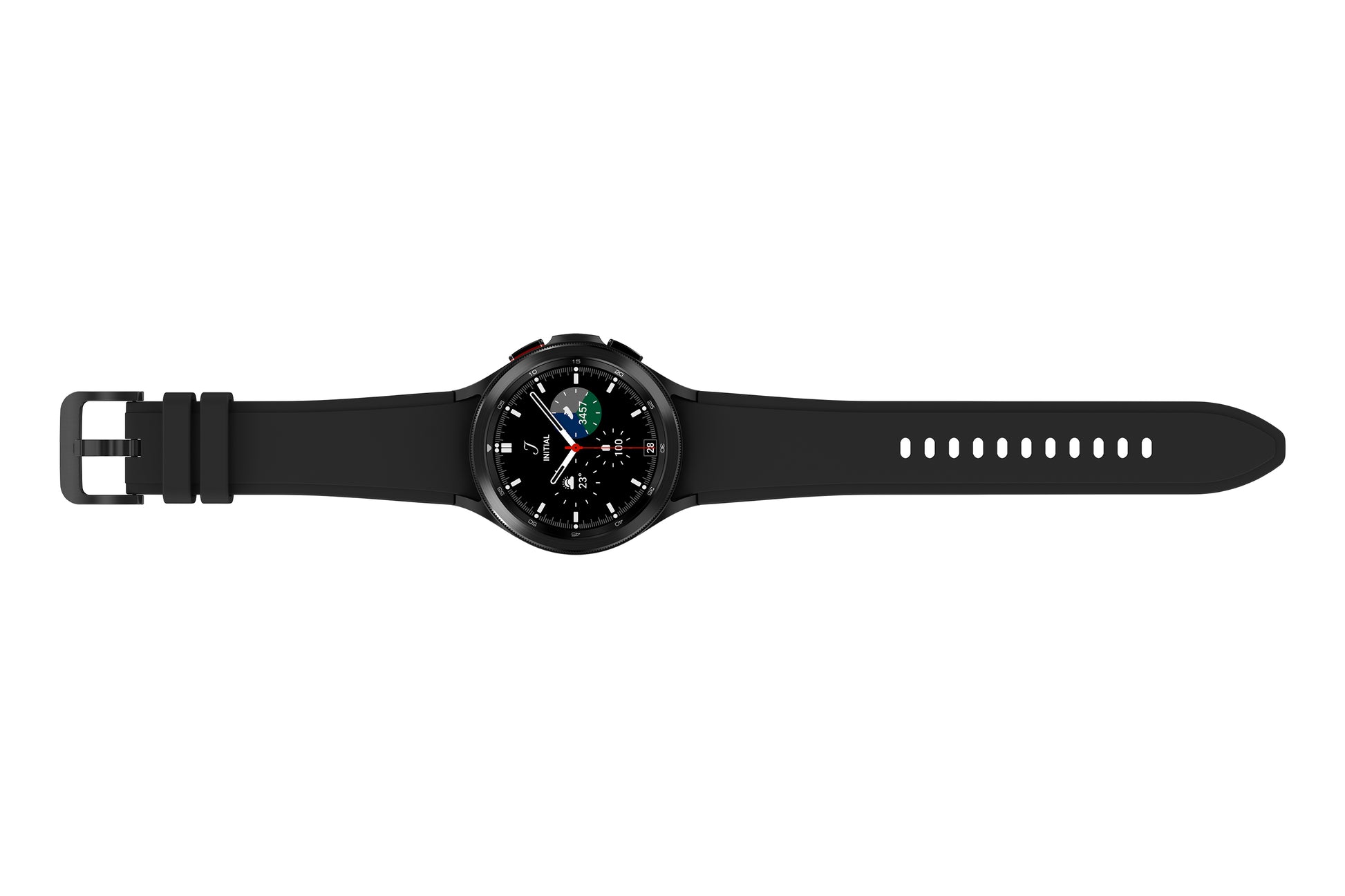 Samsung Galaxy Watch4 Classic – 46 mm, AMOLED, Gorilla Glass, Edelstahl, Schwarz, 5 ATM