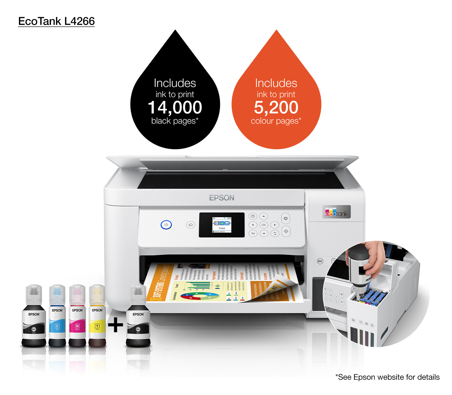 Epson EcoTank L4266 – A4, Farbdruck