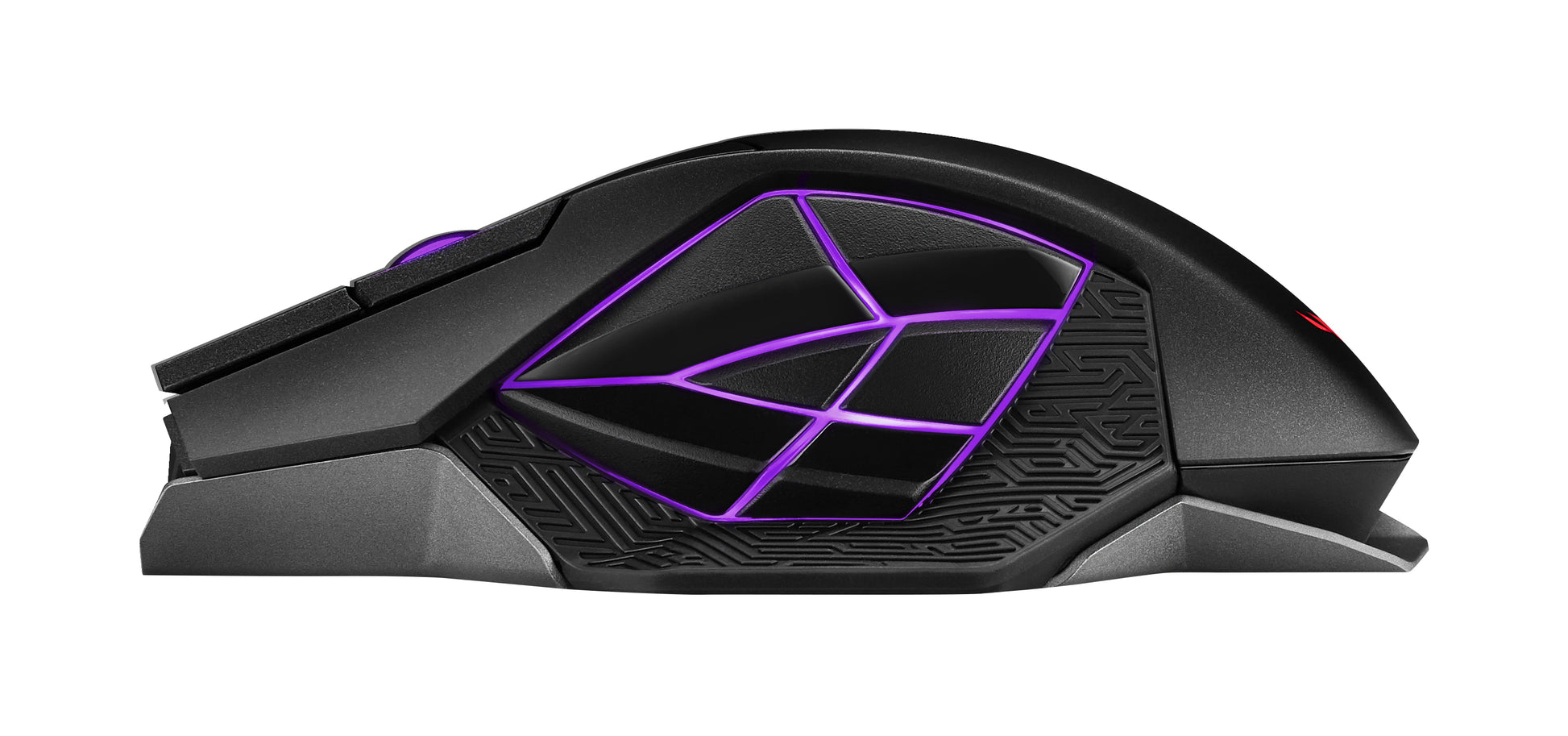 ASUS ROG Spatha X Gaming-Maus – kabellos, 1'000 Hz, 12 Tasten, für Rechtshänder, RGB-Beleuchtung, schwarz
