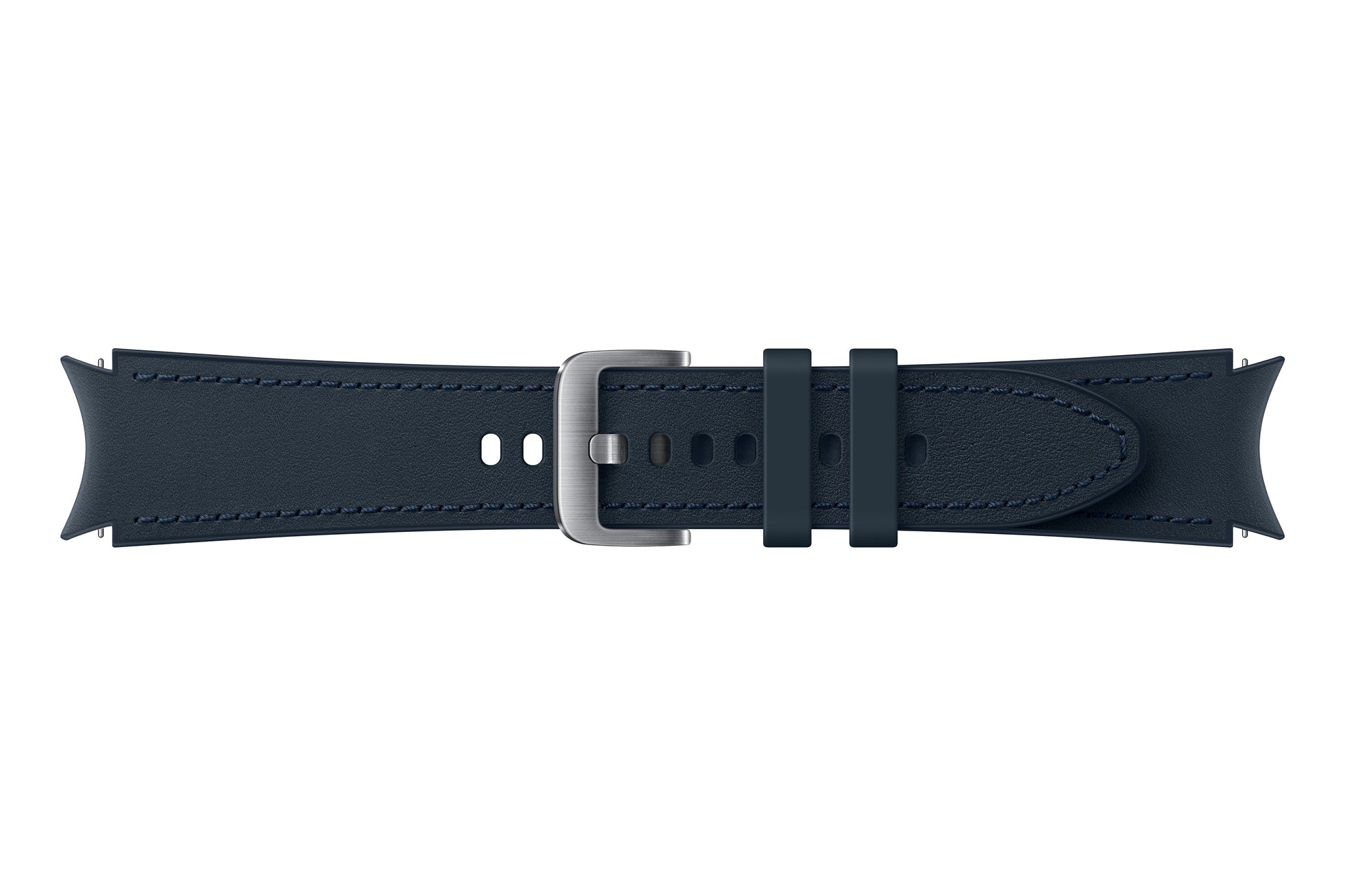Samsung Armband – Galaxy Watch4, Navy, Fluor-Elastomer, Leder