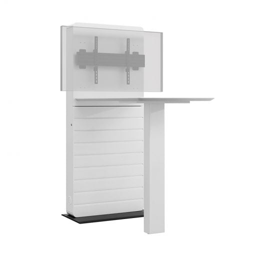 Hagor Bodenständer – 32–55" – VESA 600×400 – bis 50 kg, Diebstahlsicherung – CON-Line FS Table
