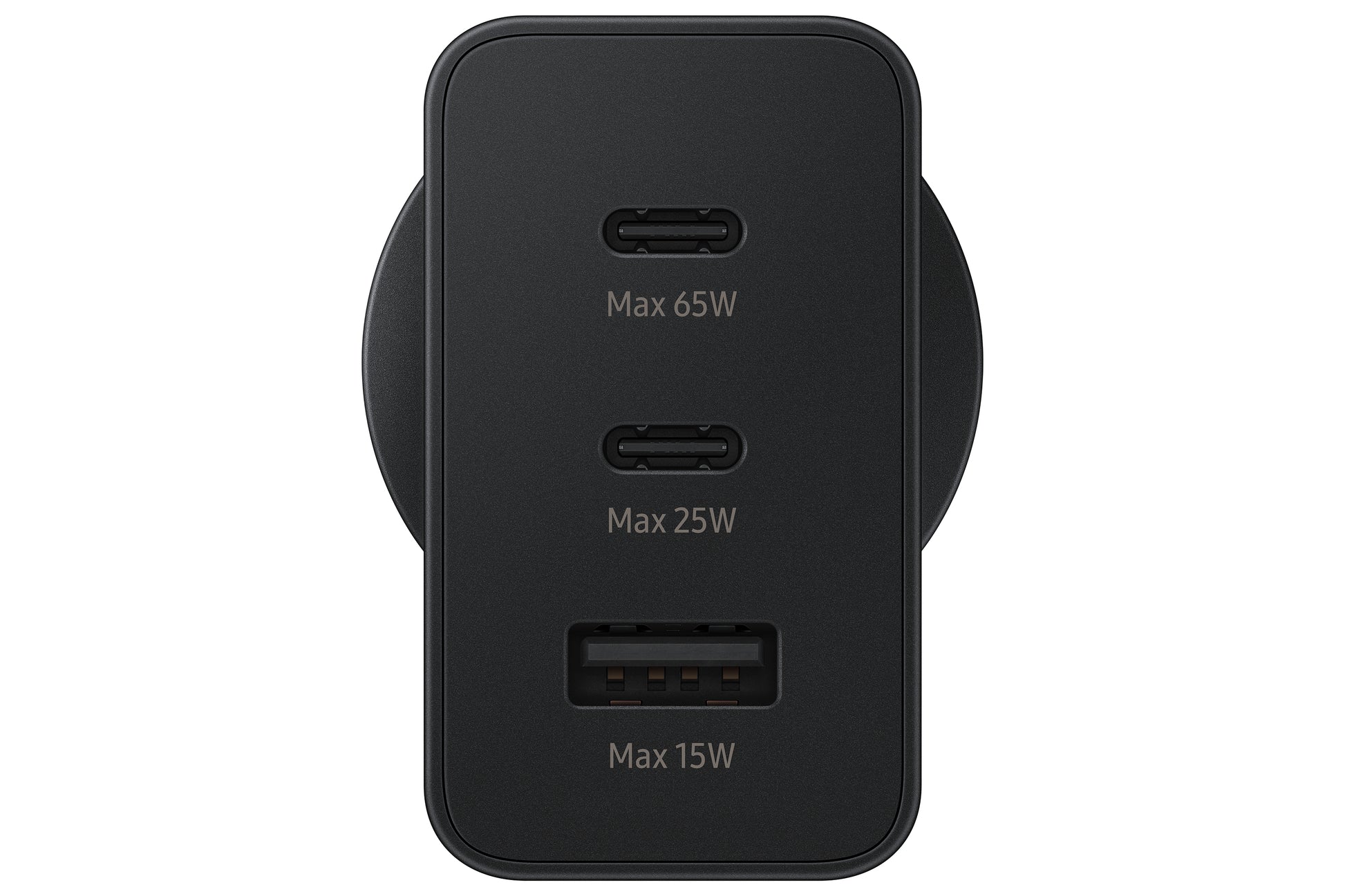 Samsung EP-T6530 USB-Desktop-Ladegerät 65 W – USB-C×2, USB-A×1 – Schwarz