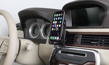 Brodit Qi Wireless Aktive Halterung – Auto-Ladehalterung – Qi – Klemmhalterung – Schwarz