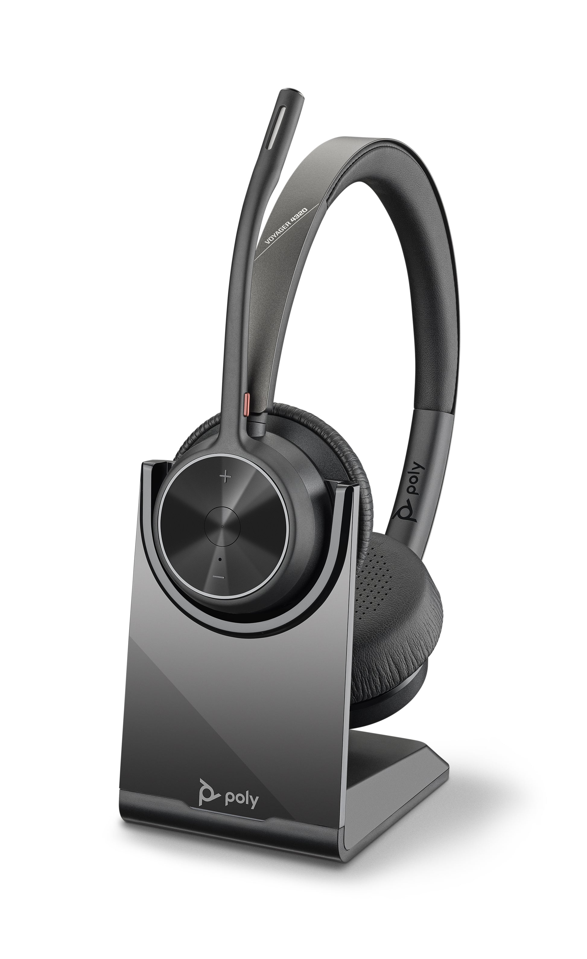 Poly Voyager 4320 UC – Duo Headset, USB-C/Bluetooth 5.2 – für PC/Mac – schwarz – bis 24 h