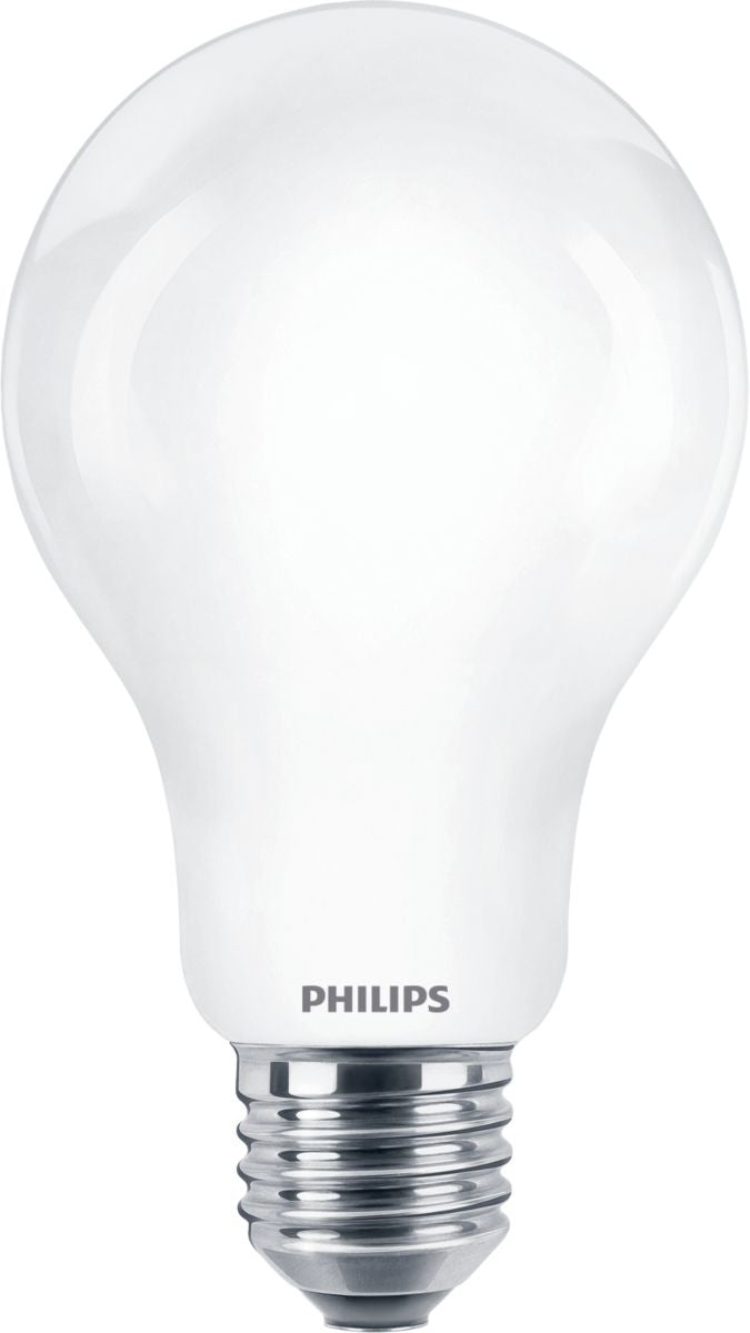 Philips LED-Leuchtmittel E27 A-Form – 2452 lm, 17,5 W, Warmweiss 2700 K – 1 Stk. – Weiss