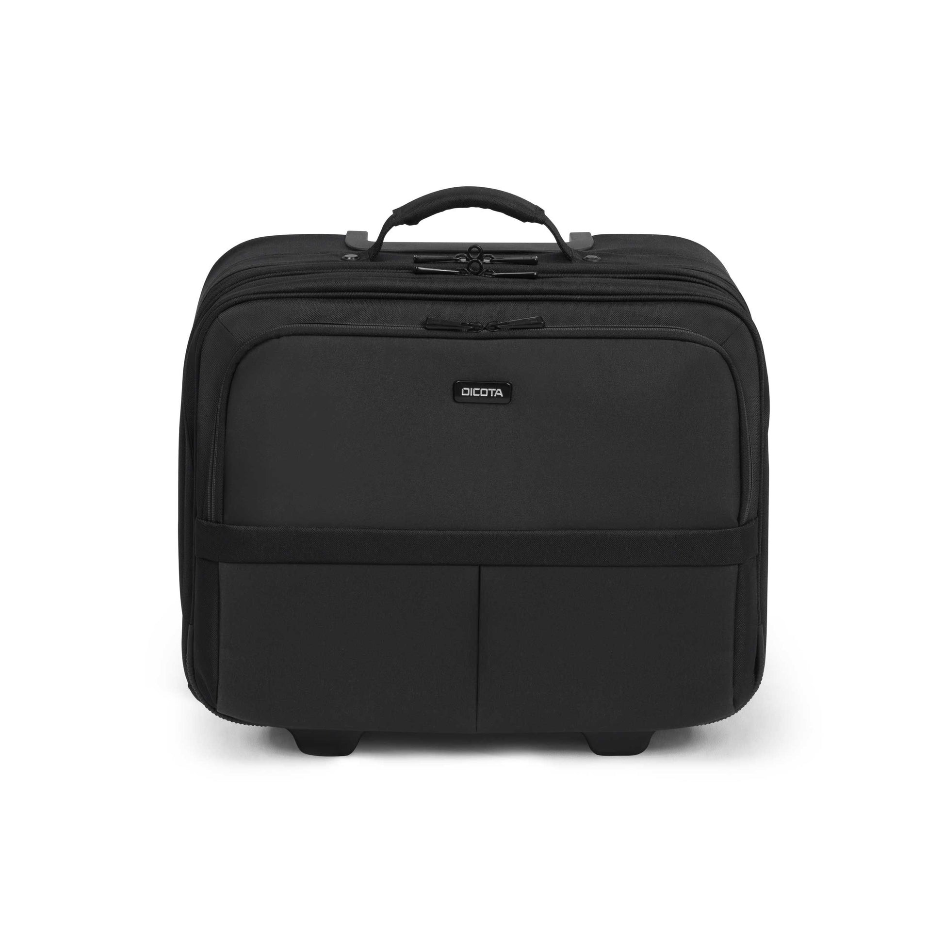 DICOTA Notebook-Tasche für Notebooks bis 15,6" – mit 2 Rollen, verschliessbar – Schwarz