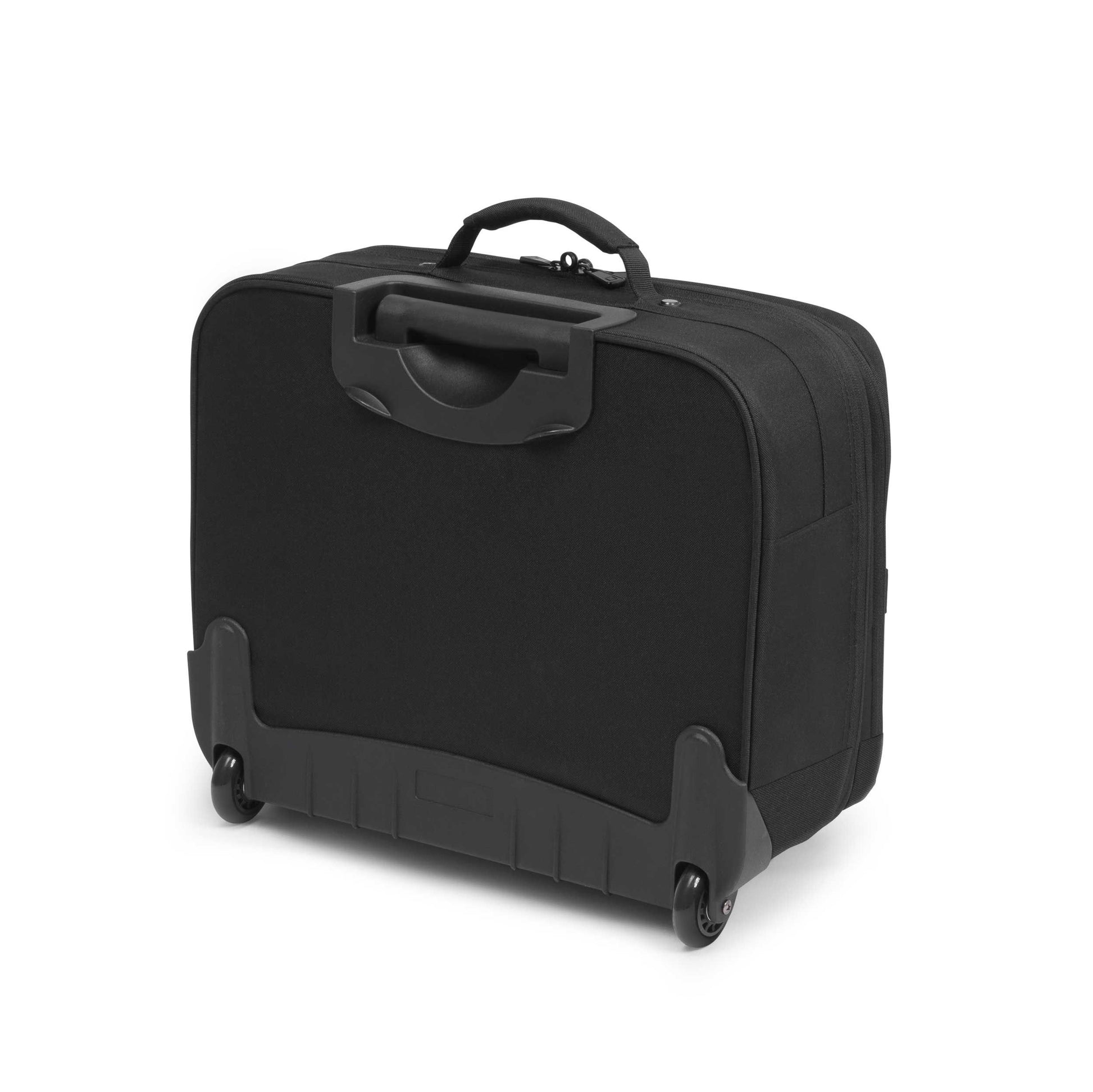 DICOTA Notebook-Tasche für Notebooks bis 15,6" – mit 2 Rollen, verschliessbar – Schwarz