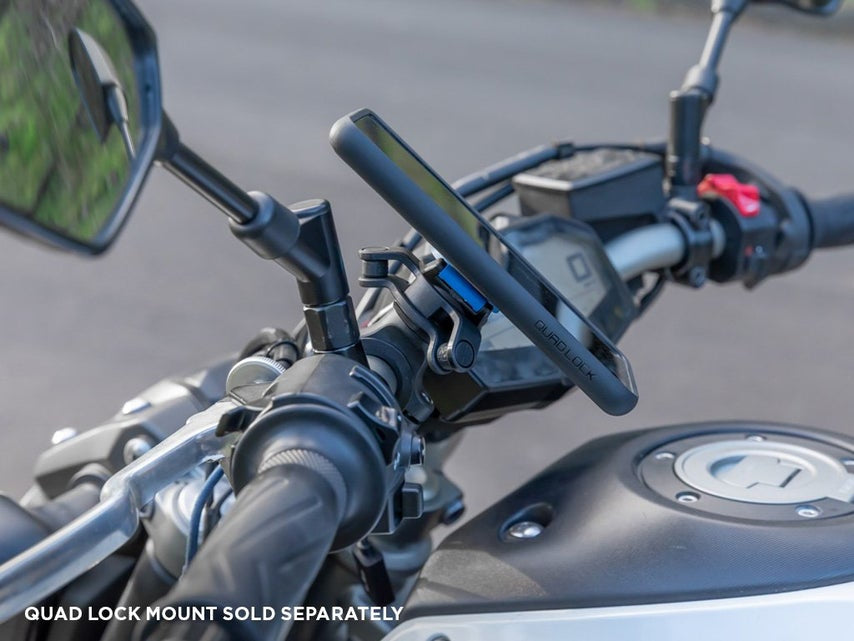 Quad Lock QLA-VDM – Fahrrad-/Motorrad-Halterung – Vibrationsdämpfer, Lenker, für Quad Lock Hüllen – Schwarz