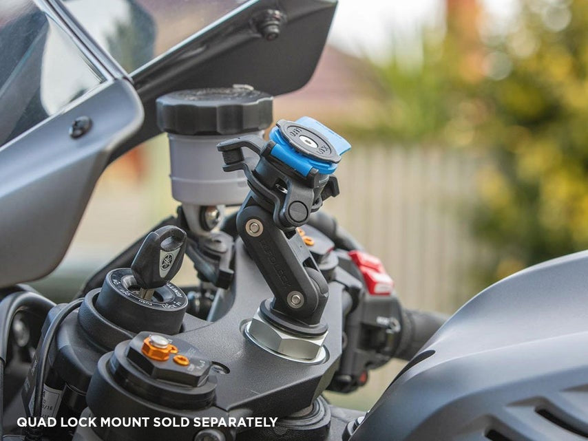Quad Lock QLA-VDM – Fahrrad-/Motorrad-Halterung – Vibrationsdämpfer, Lenker, für Quad Lock Hüllen – Schwarz